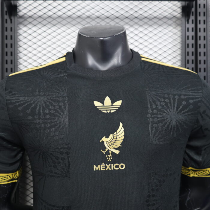 Mexico 2024 Golden Cup Jersey black - Player's Edition - Image 3