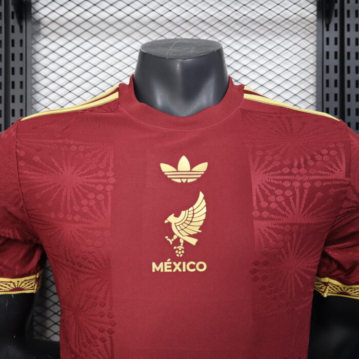 Mexico 2024 Golden Cup Jersey red - Player's Edition - Image 6