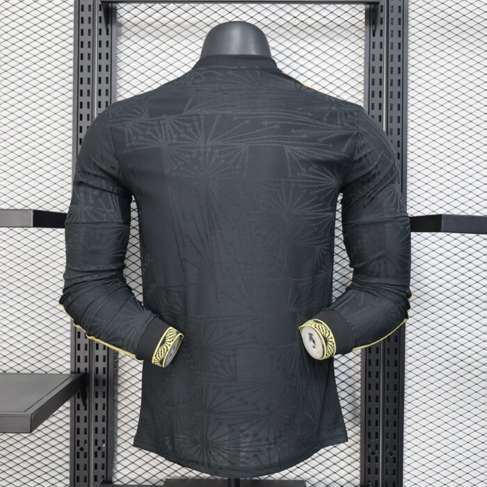 Mexico 2024 Golden Cup Long Sleeve Jersey black - Player's Edition - Image 2