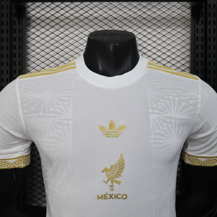 Mexico 2024 Golden Cup Jersey white - Player's Edition - Image 3