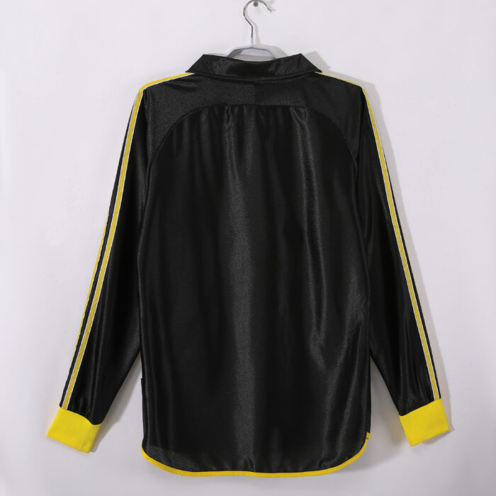 Real Madrid Long Sleeve Retro Jersey – Away  Season 99/01 - Image 2