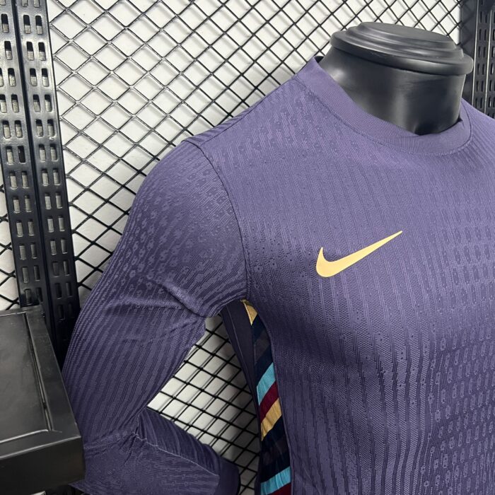 Away Long Sleeve Jersey 2024 England- Player's Edition - Image 4