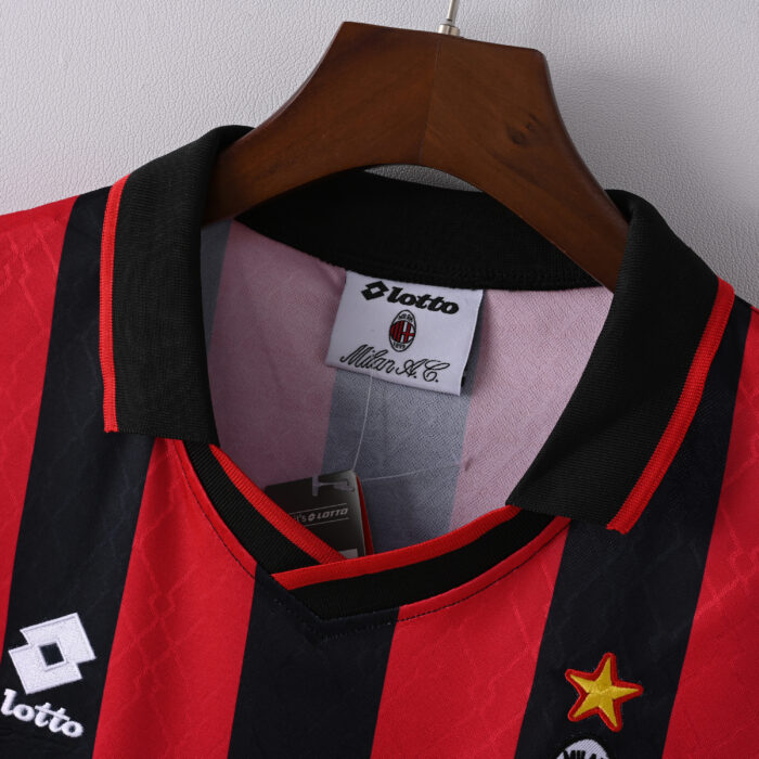 AC MILAN Retro Jersey – Home Season 95/96 - Image 2