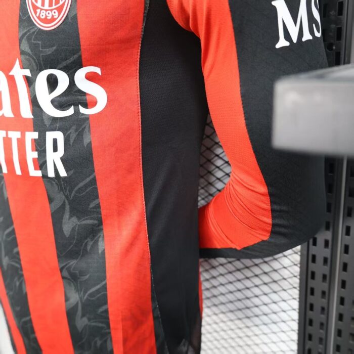 Home Long Sleeve Jersey 25/26 FC AC MILAN- Player's Edition - Image 8
