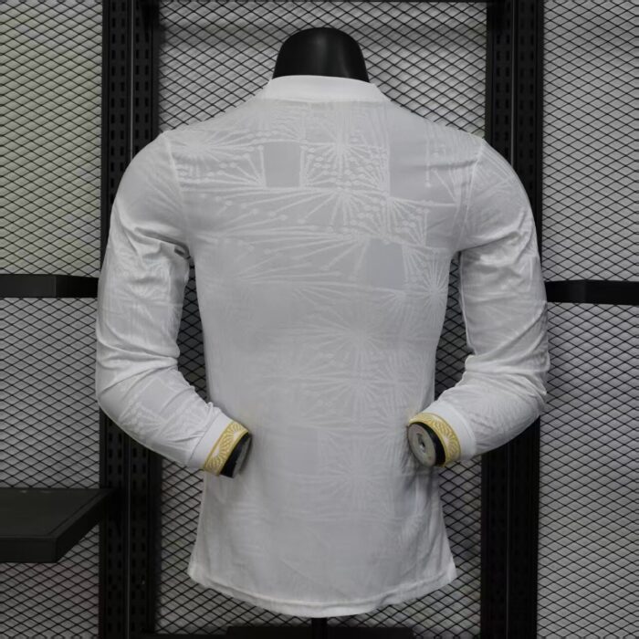 Mexico 2024 Golden Cup Long Sleeve Jersey white - Player's Edition - Image 2