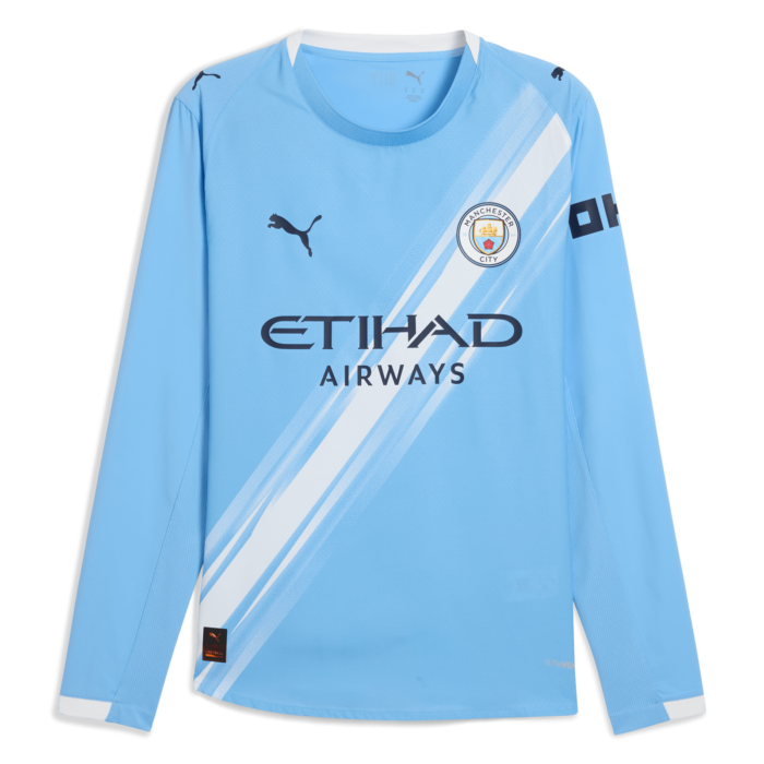 Home Long Sleeve Jersey 25/26 FC Manchester City - Player's Edition - Image 6