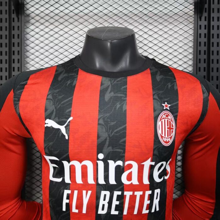 Home Long Sleeve Jersey 25/26 FC AC MILAN- Player's Edition - Image 3