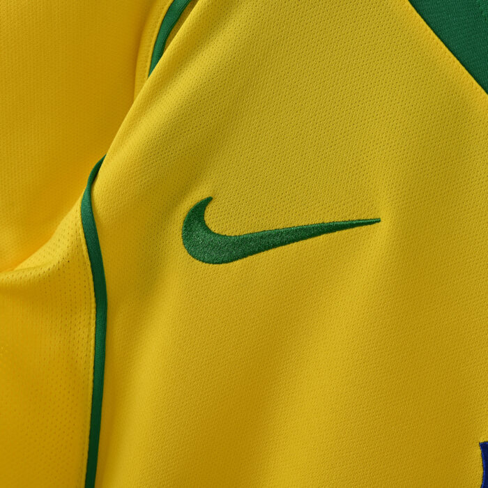 Brazil Retro Jersey – Home  2004 - Image 4