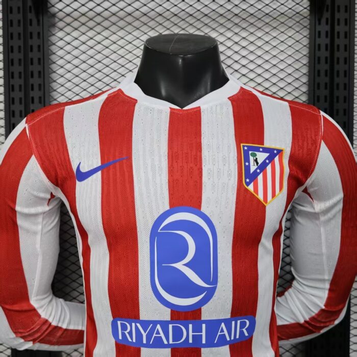 Home Long Sleeve Jersey 25/26 FC Atletico Madrid - Player's Edition - Image 4