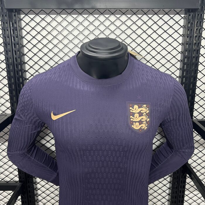 Away Long Sleeve Jersey 2024 England- Player's Edition - Image 3