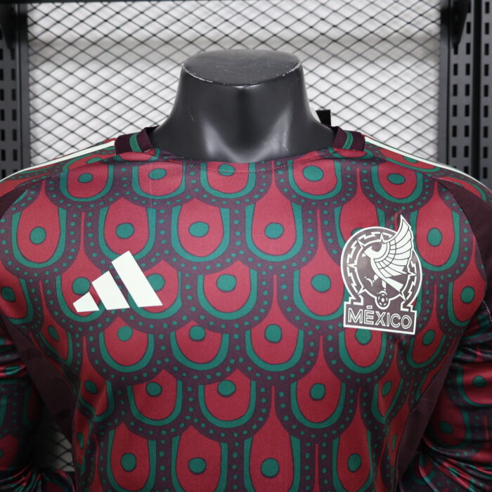Home Long Sleeve Jersey 2024 Mexico - Player's Edition - Image 3