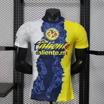 Club America Special Edition Jersey （Yellow, blue, white） - Player's Edition