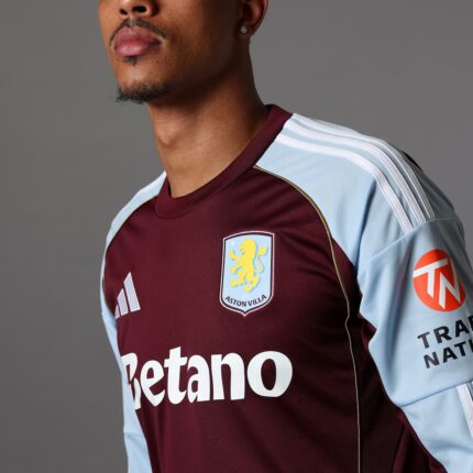 Home Long Sleeve Jersey 25/26 FC Aston Villa