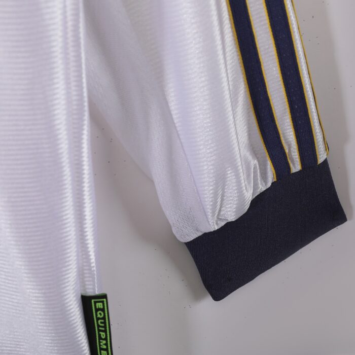 Real Madrid Long Sleeve Retro Jersey – Home  Season 98/00 - Image 6