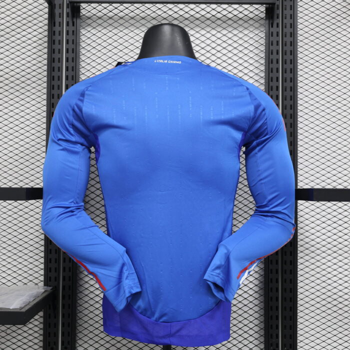Home Long Sleeve Jersey 2024 Italy- Player's Edition - Image 2