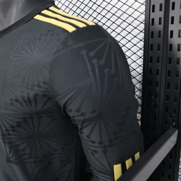 Mexico 2024 Golden Cup Long Sleeve Jersey black - Player's Edition - Image 8
