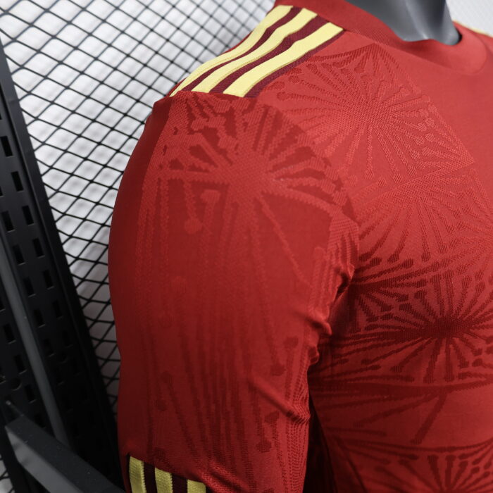 Mexico 2024 Golden Cup Long Sleeve Jersey red - Player's Edition - Image 8