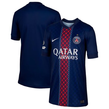 Home Stadium 25/26 FC PSG with Champions of Europe and UEFA Foundation 10 Years Badge